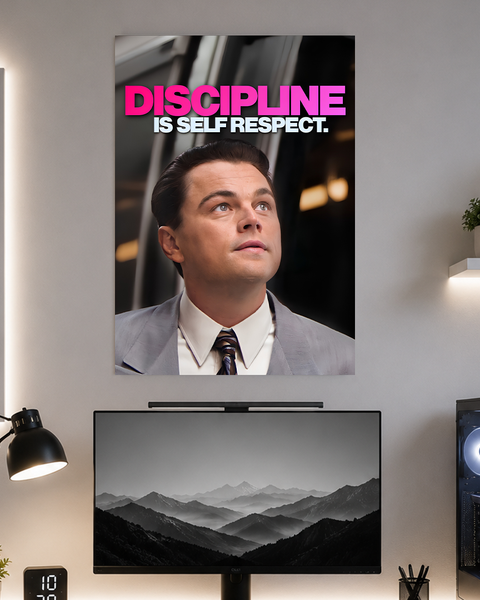 Discipline is Self Respect | Motivation | Poster