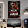 Never Talk About Fight Club | Fight Club | Motivation | Poster | MM33