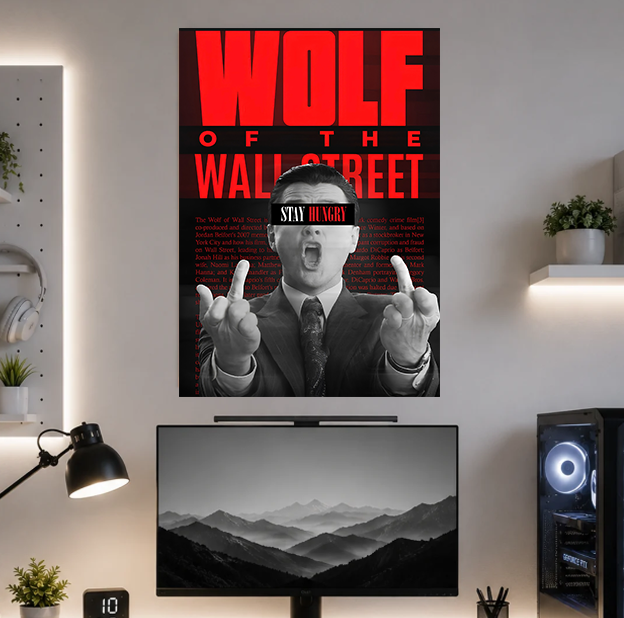 Wolf Of The Wall Street | Motivation | Poster | MM43