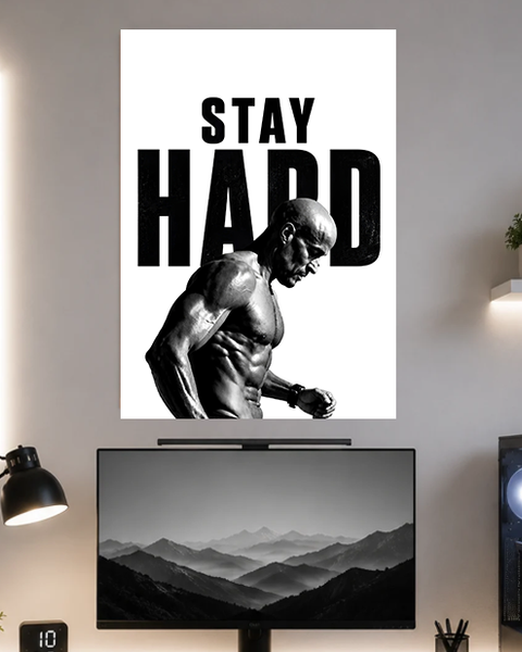Stay Hard | Motivation | Poster | MM44