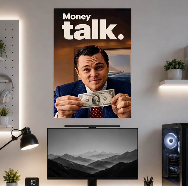 Money Talk | Motivation | Poster | MM48