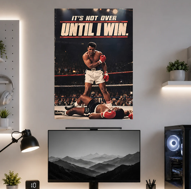 Until I Win | Motivation | Poster | MM49