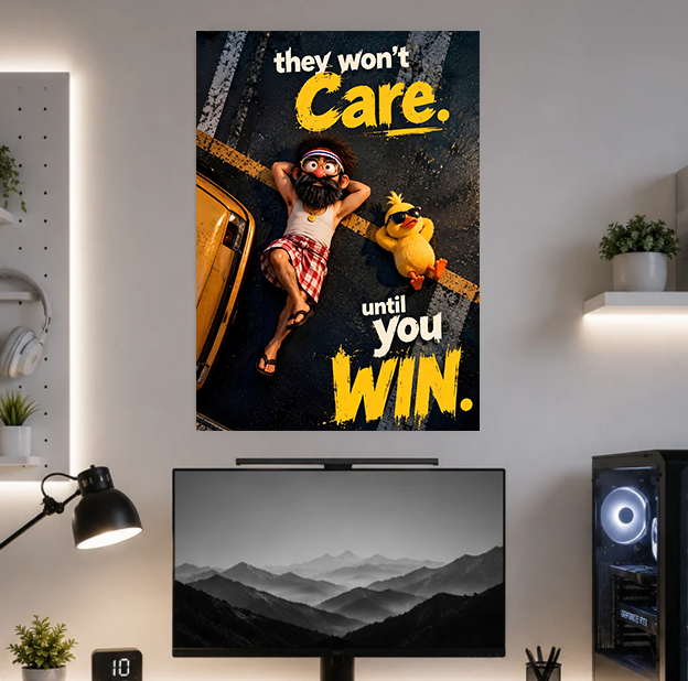 They Won't Care | Motivation | Poster | MM51