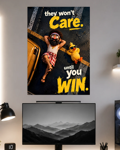 They Won't Care | Motivation | Poster | MM51