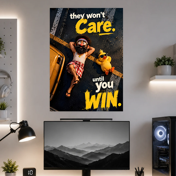 They Won't Care | Motivation | Poster | MM51
