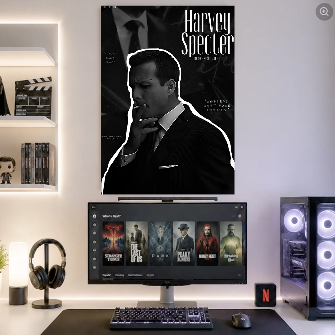 Harvey Specter | Suits | Movies | Poster | MM58