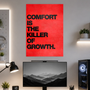 Comfort Is Killer | Motivation | Poster | MM60