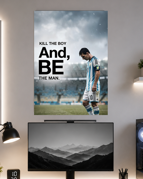 Be the man | Motivation | Poster