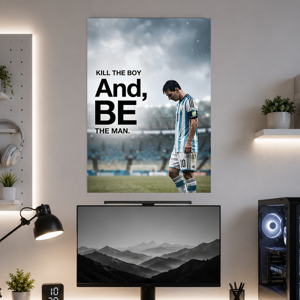 Be the man | Motivation | Poster
